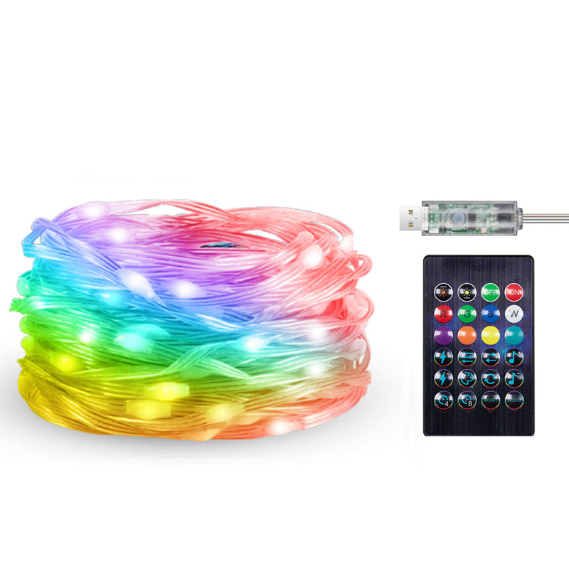 Waterproof 5m Bluetooth Sound Activated Fairy Lights with Remote - 30% OFF